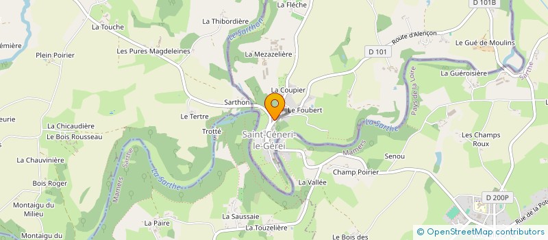 localisation de l'entreprise SCI DE LORE à SAINT-CENERI-LE-GEREI
