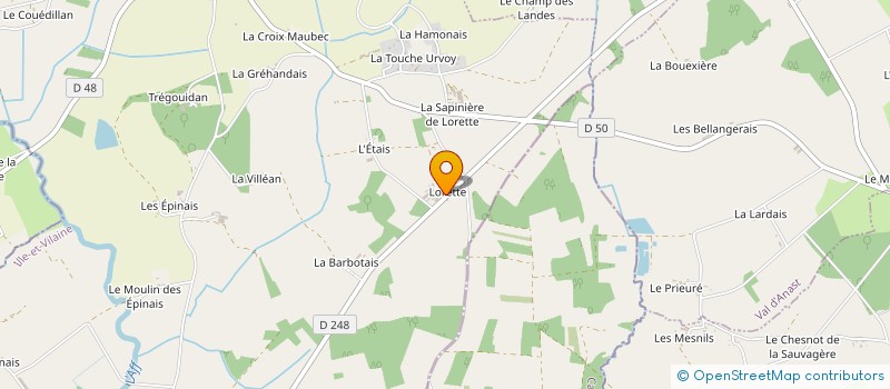 localisation de l'entreprise SCI DE LORETTE  COMBLESSAC