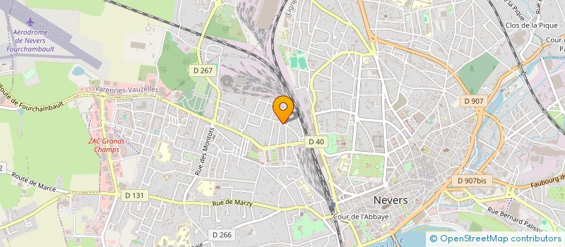 localisation de l'entreprise SCI DE LORRAINE à NEVERS