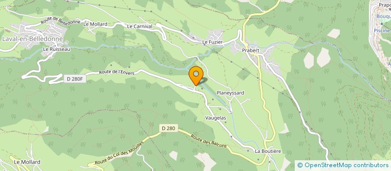 localisation de l'entreprise SCI DE LORRAINE  LAVAL-EN-BELLEDONNE