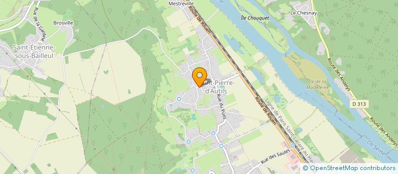 localisation de l'entreprise SCI DE LORSO  LA CHAPELLE-LONGUEVILLE