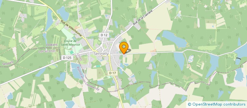 localisation de l'entreprise SCI DE LOUAN à SENNELY