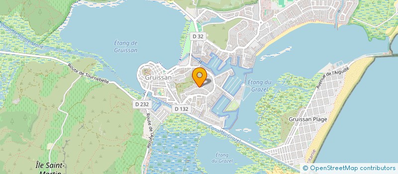 localisation de l'entreprise SCI DE LOUATE  GRUISSAN