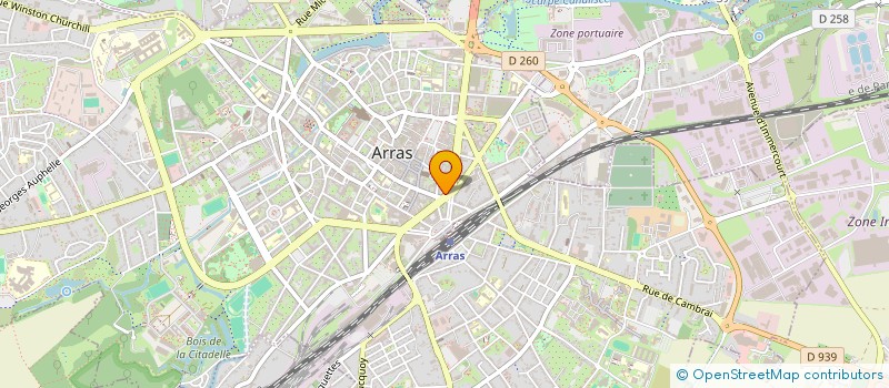 localisation de l'entreprise SCI DE LOUEZ à ARRAS