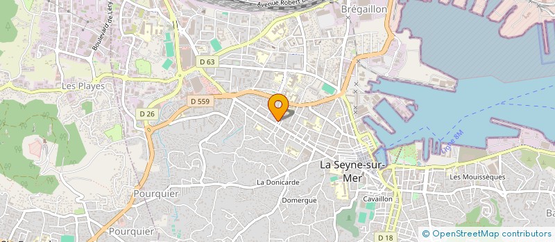 localisation de l'entreprise SCI DE LOUISE à LA SEYNE-SUR-MER