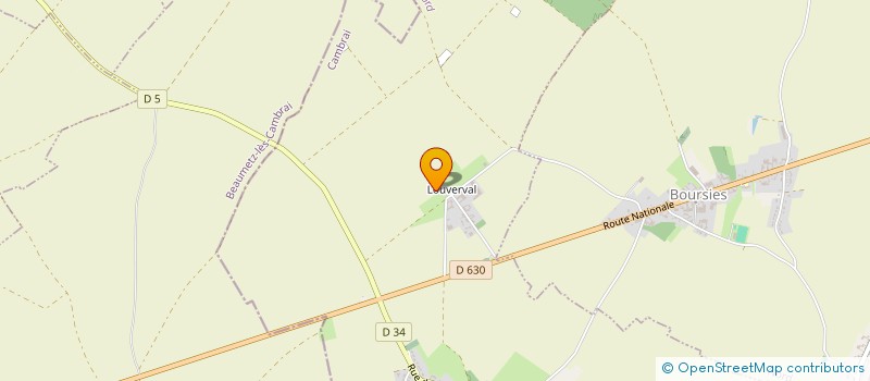 localisation de l'entreprise SCI DE LOUVERVAL  DOIGNIES