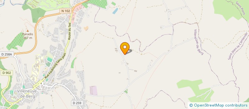 localisation de l'entreprise SCI DE LOUYRE  LUSSAS