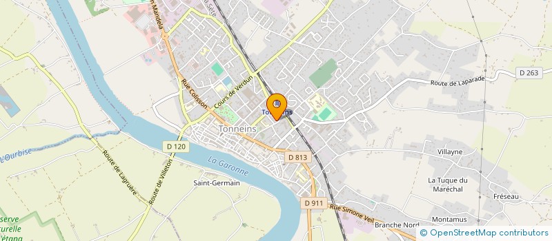 localisation de l'entreprise SCI DE LUBANS  CASTELJALOUX