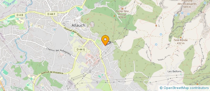 localisation de l'entreprise SCI DE LUCLONIS  ALLAUCH