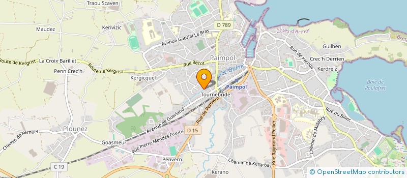 localisation de l'entreprise SCI DE LUDO  PAIMPOL