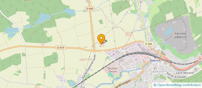 localisation de l'entreprise SCI DE LUDRES  LUDRES