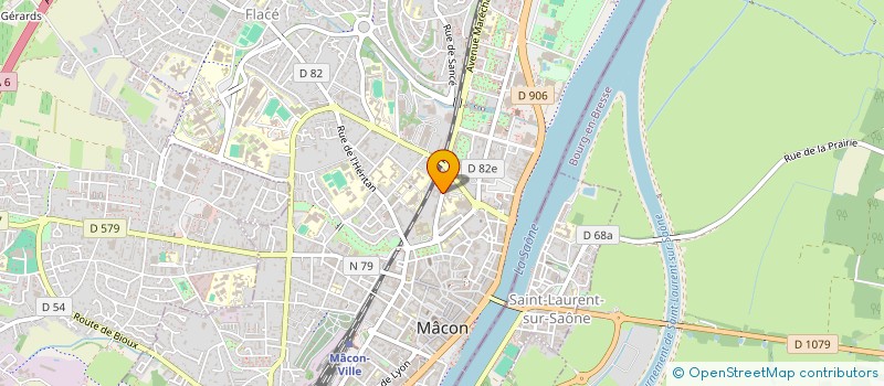 localisation de l'entreprise SCI DE LUGRIN TOURRONDE  MACON