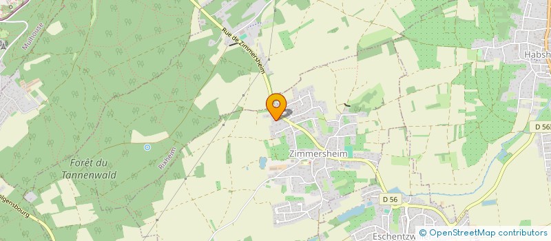 localisation de l'entreprise SCI DE LUNEVILLE  ZIMMERSHEIM