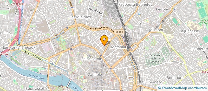 localisation de l'entreprise SCI DE LUPPE  TOULOUSE