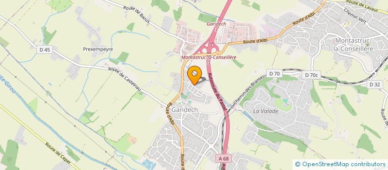 localisation de l'entreprise SCI DE LUTCHE  GARIDECH