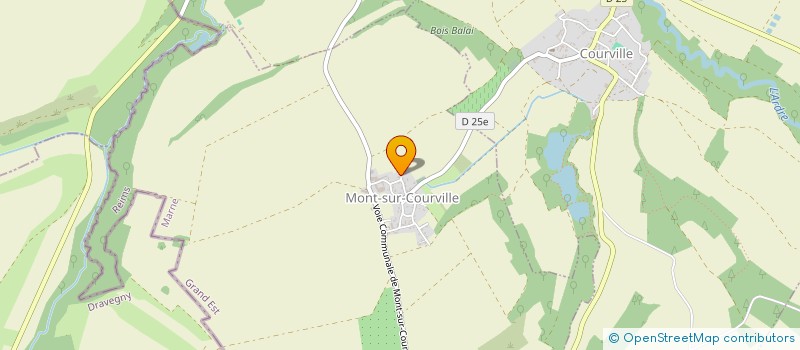 localisation de l'entreprise SCI DE LY FONTAINE  MONT-SUR-COURVILLE