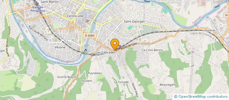 localisation de l'entreprise SCI DE LYON à PERIGUEUX