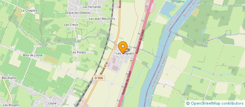 localisation de l'entreprise SCI DE LYON ET DE LA DOMBE  LA CHAPELLE-DE-GUINCHAY