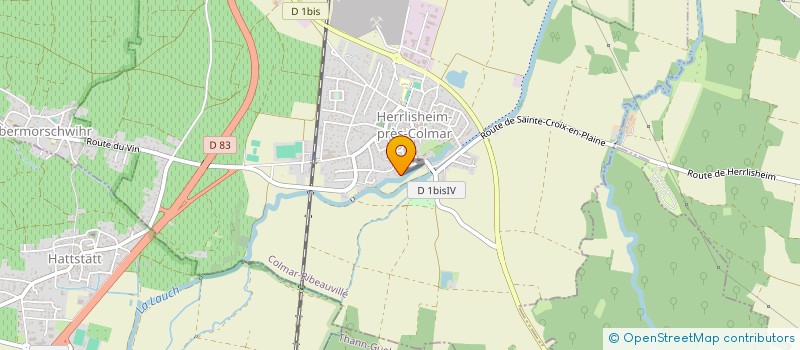 localisation de l'entreprise SCI DE M  HERRLISHEIM