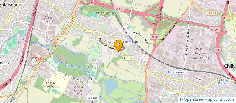 localisation de l'entreprise SCI DE MAAT  CHAMPLAN