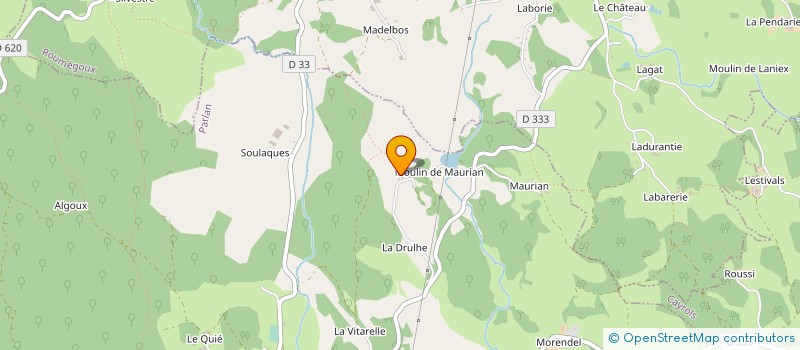 localisation de l'entreprise SCI DE MADELCO à PARLAN