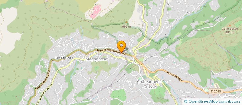localisation de l'entreprise SCI DE MAGAGNOSC à GRASSE