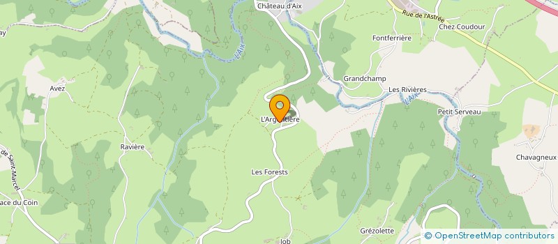 localisation de l'entreprise SCI DE MAGNEUX  VEZELIN-SUR-LOIRE