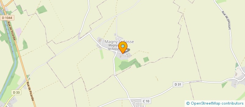 localisation de l'entreprise SCI DE MAGNY  MAGNY-LA-FOSSE