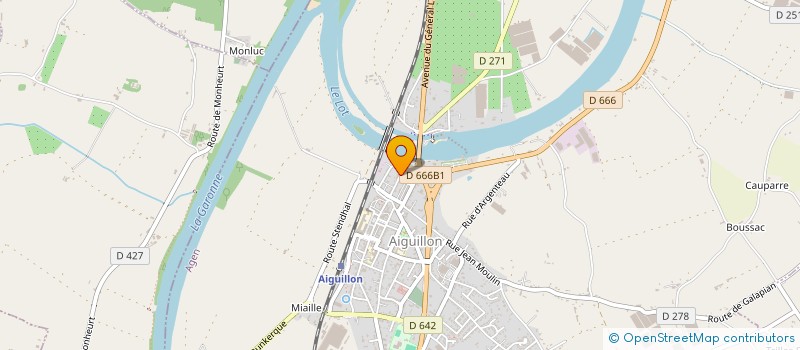 localisation de l'entreprise SCI DE MAGNY à AIGUILLON