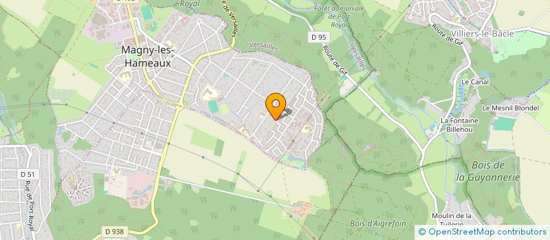 localisation de l'entreprise SCI DE MAGNY L'ESSART  MAGNY-LES-HAMEAUX