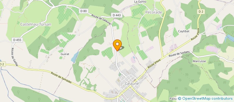 localisation de l'entreprise SCI DE MAILLOLE  GEAUNE