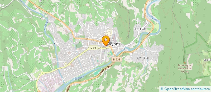 localisation de l'entreprise SCI DE MAINE ET DROME  NYONS