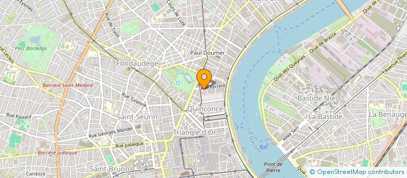 localisation de l'entreprise SCI DE MAITRE FERRERE  BORDEAUX