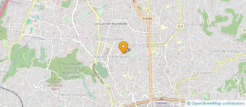 localisation de l'entreprise SCI DE MALANS à CANNES