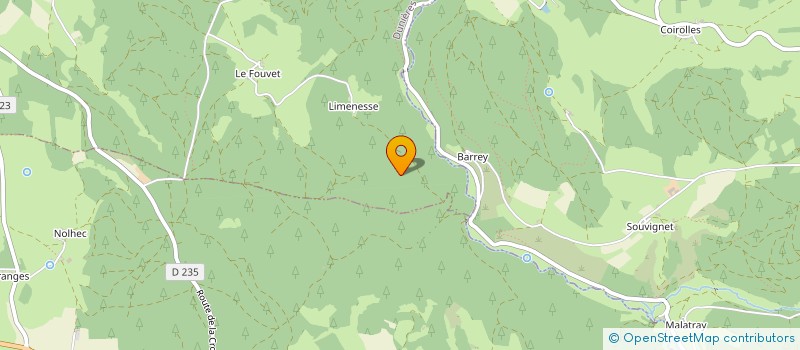 localisation de l'entreprise SCI DE MALATRAY  SAINT-JULIEN-MOLHESABATE