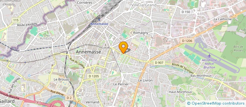 localisation de l'entreprise SCI DE MALBRANDE à ANNEMASSE