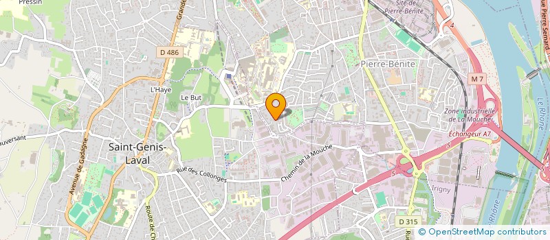 localisation de l'entreprise SCI DE MALDIVES  OULLINS-PIERRE-BENITE