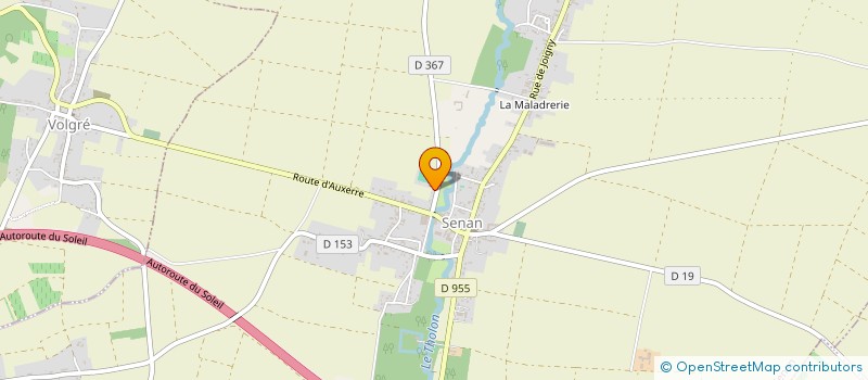 localisation de l'entreprise SCI DE MALESHERBES  SENAN