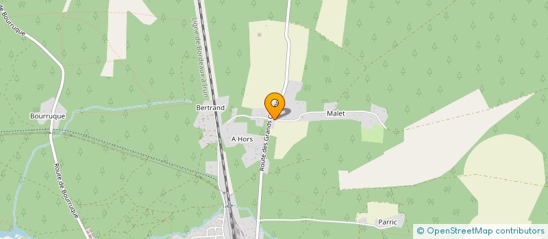 localisation de l'entreprise SCI DE MALET  YCHOUX