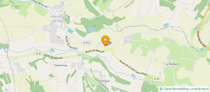 localisation de l'entreprise SCI DE MALEYSSARD  MEYSSIEZ