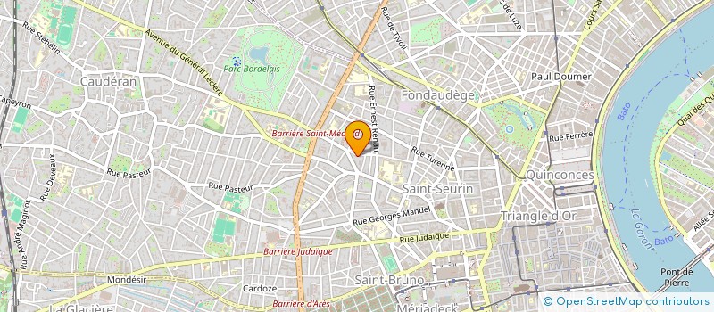 localisation de l'entreprise SCI DE MALLERET  BORDEAUX