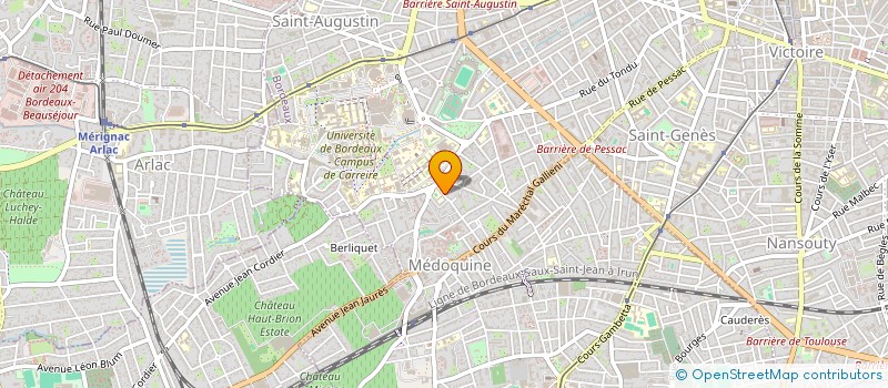 localisation de l'entreprise SCI DE MALRAUX  BORDEAUX