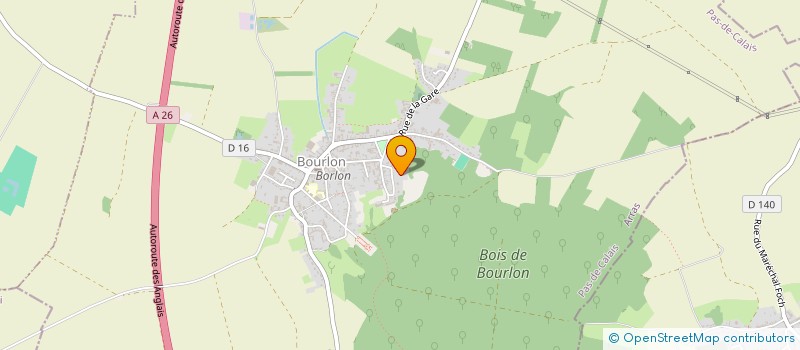 localisation de l'entreprise SCI DE MANAIA  BOURLON