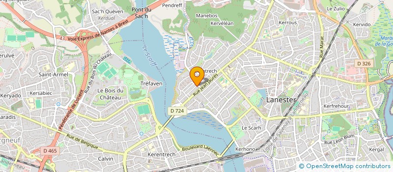 localisation de l'entreprise SCI DE MANEBER  LANESTER