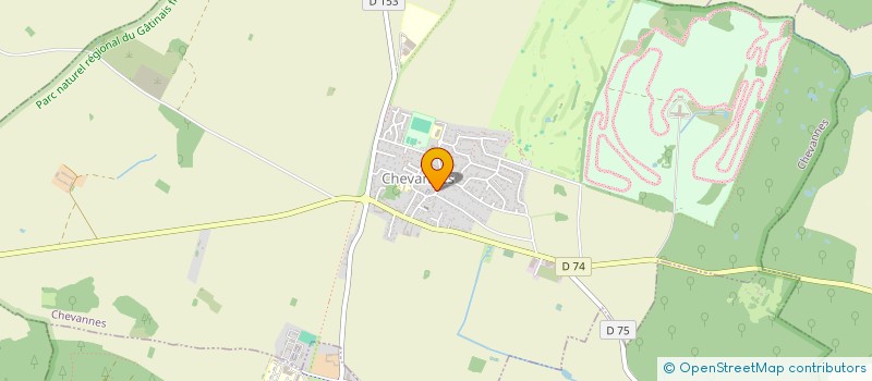 localisation de l'entreprise SCI DE MANNASSE à CHEVANNES