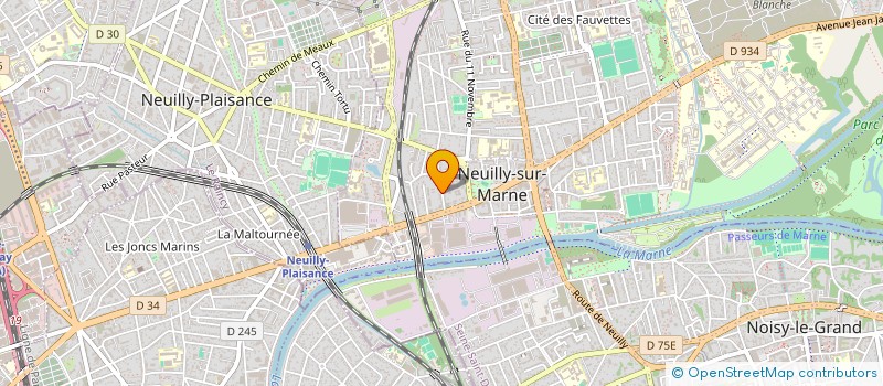 localisation de l'entreprise SCI DE MANOIR DE BOSSEVILLE à NEUILLY-SUR-MARNE