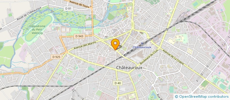 localisation de l'entreprise SCI DE MANUVAL à CHATEAUROUX