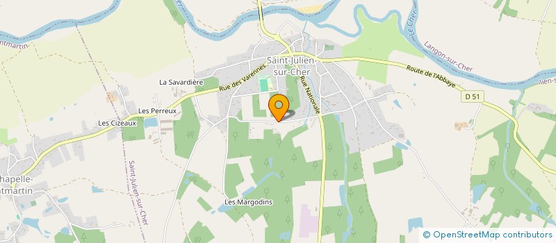 localisation de l'entreprise SCI DE MARANGEON  SAINT-JULIEN-SUR-CHER