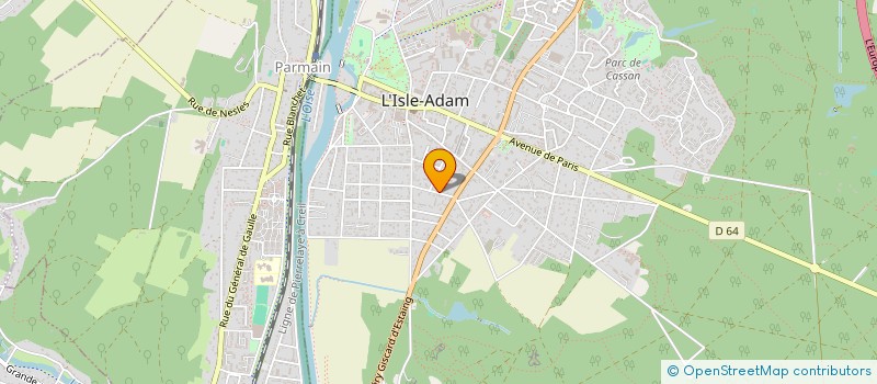 localisation de l'entreprise SCI DE MARAULT à L'ISLE-ADAM