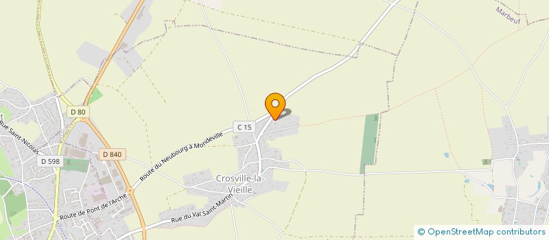 localisation de l'entreprise SCI DE MARBEUF  LE NEUBOURG